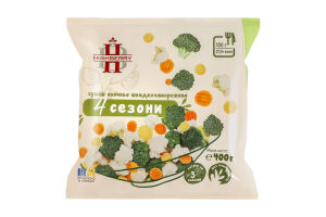 Смесь овощная быстрозамороженная 4 сезона Highberry м/у 400г