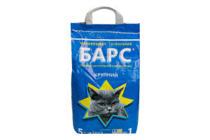 Наповнювач туалетний д/твар.№1 Барс 5кг