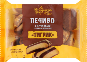 Печ Українська зірка 400 г Тигрик зі смак. апельс.