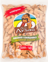 Насіння соняшника смажене солоне Дід Лузай м/у 100г