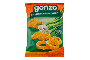 Кольца кукурузные со вкусом лука Gonzo м/у 40г