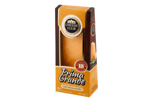 Сир 50% твердий витриманий 18міс визрівання Пріма Гранде Cheese Club к/у 150г
