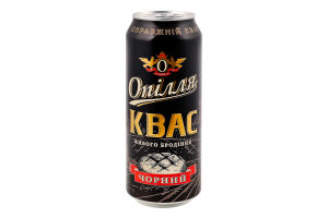 Квас живого бродіння Чорний 0,5л ж/б Опілля