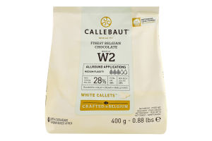 Шоколад 28% White callets Callebaut м/у 400г