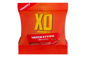 Чипси курячі Пікантні ХО перекусити? с/в в/с м/у 45г