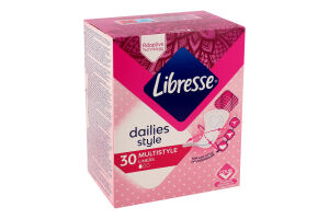 Прокладки щоденні поглинаючі Dailies Style Multistyle Libresse 30шт
