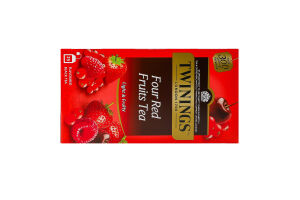 Чай чорний 4 червоні фрукти Twinings к/у 25x2г