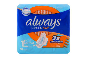 Прокладки гигиенические ароматизированные Normal Ultra Day Always 10шт
