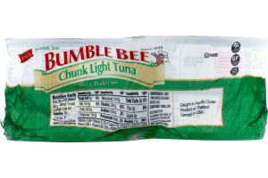 Bumble Bee Chunk Light Tuna In Water - 4 PK
