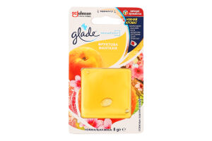 Освіжувач повітря гелевий змінний аромаблок Фруктова фантазія Sensations Glade 8г