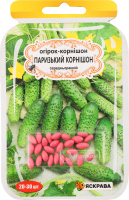 Насіння Огірок-корнішон Парижський дражоване 3г Яскрава