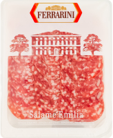 Колбаса нарезка Салями Эмилия Ferrarini лоток 90г
