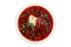 Борщ український з м'ясом 300г