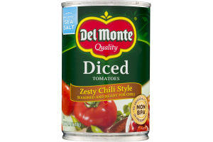 Del Monte Diced Tomatos Zesty Chili Style