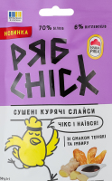 Слайсы из филе куриного сушеные со вкусом терияки и имбиря РябChick д/п 30г