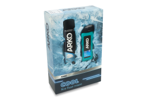 Набір подарунковий Піна для гоління 200мл + Гель для душу та шампунь 2в1 260мл Cool Arko Men 1шт