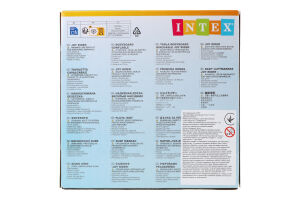 Матрас надувной для детей от 6лет №58165 1.12мх62см Wet set collection Intex 1шт