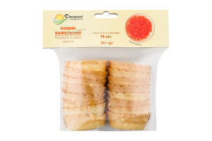 Кошик вафельний 34г Домашні продукти