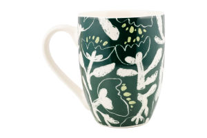 Чашка Квітковий орнамент 390мл кераміка