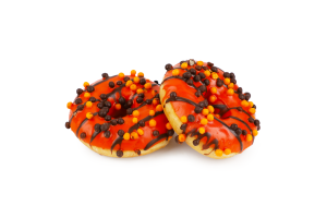 Донат HALLOWEEN зі смаком апельсина 65г