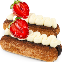 Тістечко кава-полуниця 70г