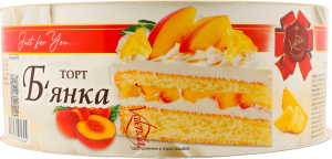 Торт Б'янка 500г коробка Valencia