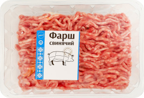 Фарш свинячий Глобино охол лоток 500г