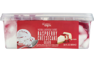 Simply Enjoy Gelato Raspberry Cheesecake