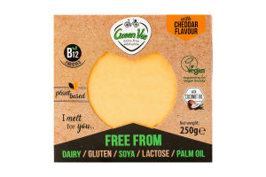 Сыр растительный Веганский винтаж Чеддер Green Vie к/у 250г
