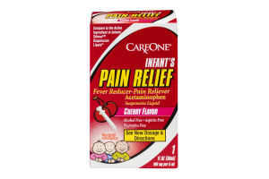CareOne Infant's Pain Relief Fever Reducer-Pain Reliever Cherry