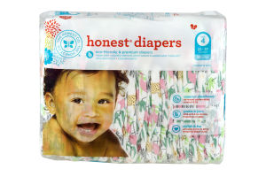 The Honest Co. Honest Diapers Jungle Friends Size 4 - 29 CT