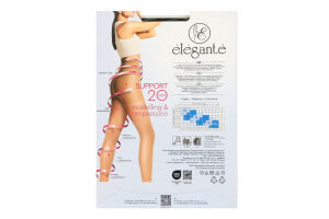 Колготки женские Elegante Support Modelling&Compression 20den 2 nero