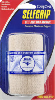 CareOne SelfGrip Self-Adhering Bandage - 4-Inch Beige Roll
