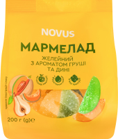 Мармелад з ар.груші та дині Novus 200г