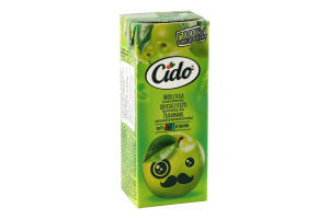 Сок яблочный с витаминами A D E Cido т/п 0.2л