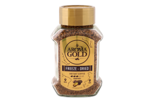 Кава натуральна розчинна сублімована Aroma Gold с/б 95г