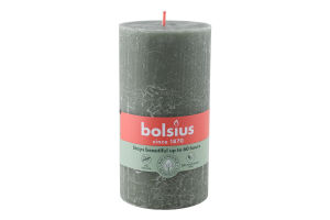 Свічка зелена 13х6.8см №103668790370 Bolsius 1шт