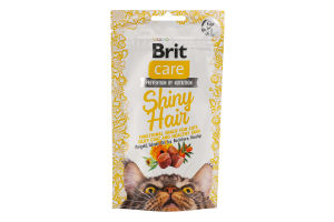 Ласощі д/котів Шайні Хеа з лососем 50г д/п Бріт Кеа