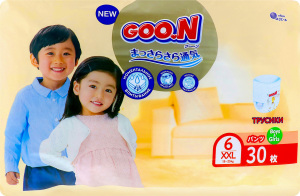 Трусики-подгузники для детей 15-25кг XXL Premium Soft Goo.N 30шт