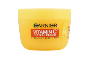 Крем-сорбет для лица для придания свежести и сияния коже увлажняющий с витамином C Garnier 85г