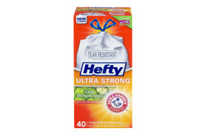 Hefty 13 Gallon Tall Kitchen Drawstring Bags - 40 CT