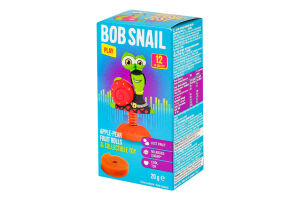 Набор Конфеты фруктовые натуральные Яблоко-груша 20г + игрушка Bob Snail к/у 1шт