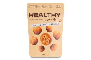 Печиво карамельне з фундуком Горішки Vegan Healthy Choice д/п 170г
