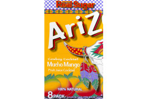 Arizona Juice Cowboy Cocktail Mucho Mango - 8 PK