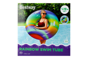 Коло надувне Веселка 119см 36352 Bestway