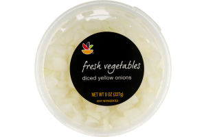Ahold Fresh Vegetables Diced Yellow Onions