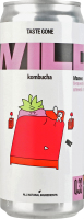 Напій газований ферментований непастеризований Малина Комбуча Wild Kombucha з/б 330мл