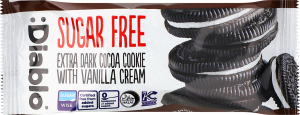 Печиво екстра темне з ванільним кремом без цукру Diablo Sugar Free м/у 44г