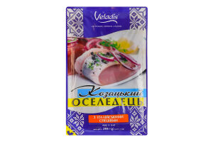 Сельдь филе в масле с итальянскими специями Казацкая Veladis б/ш лоток 240г