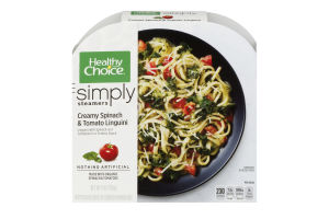 Healthy Choice Simply Steamers Creamy Spinach & Tomato Linguini